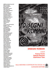 Locandina mostra Disegni romani 2012